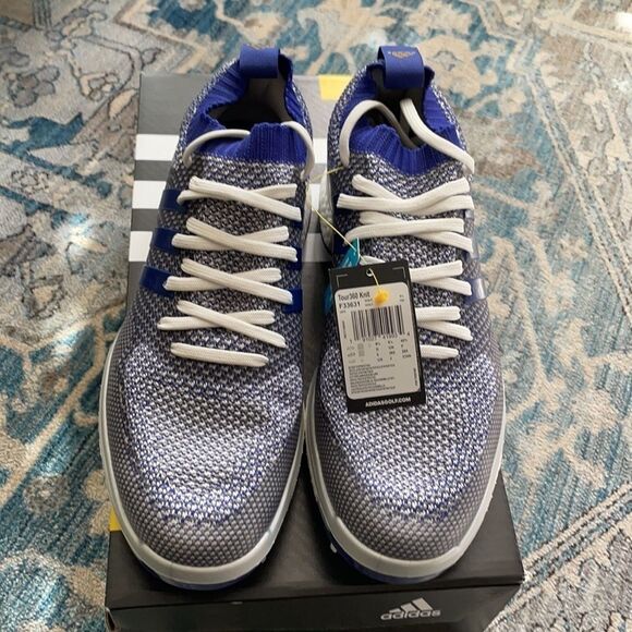 Adidas Men's TOUR360 XT Primeknit Golf Cleats socks